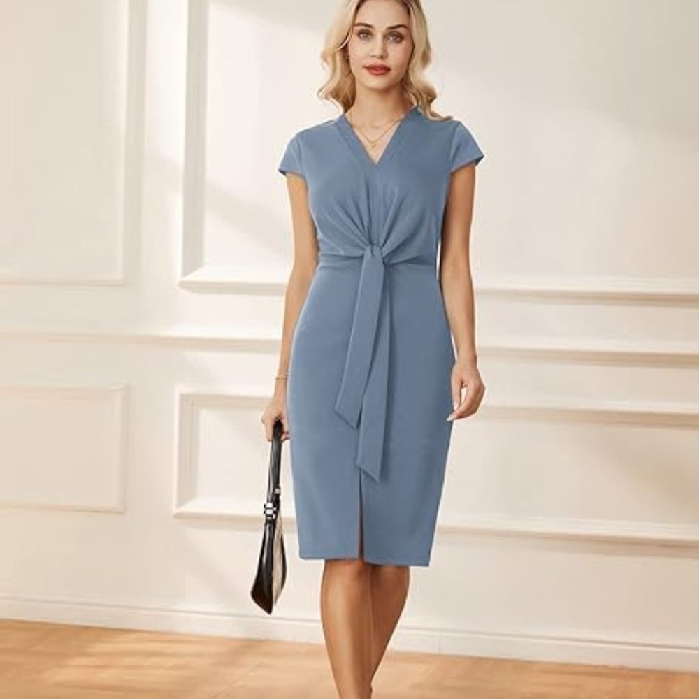 NWT Grace Karin Front Tie Dress - Size S